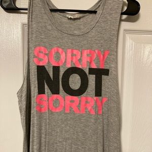 Sorry not Sorry Tank